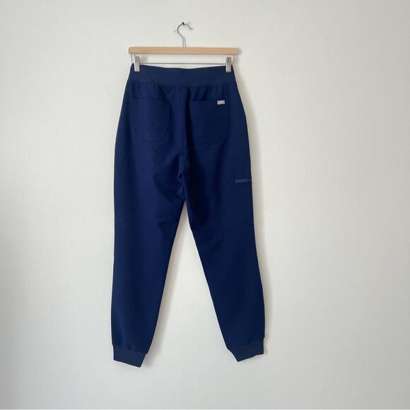 FIGS Zamora Jogger Scrub Pants Navy Blue Size Small - Picture 4 of 6